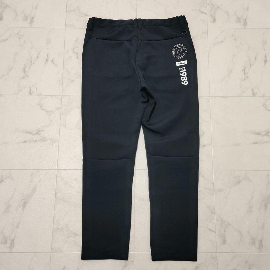 パーリーゲイツ　ダンボールニット　パンツ　ストレッチ　ロゴ　ダークネイビー　5
