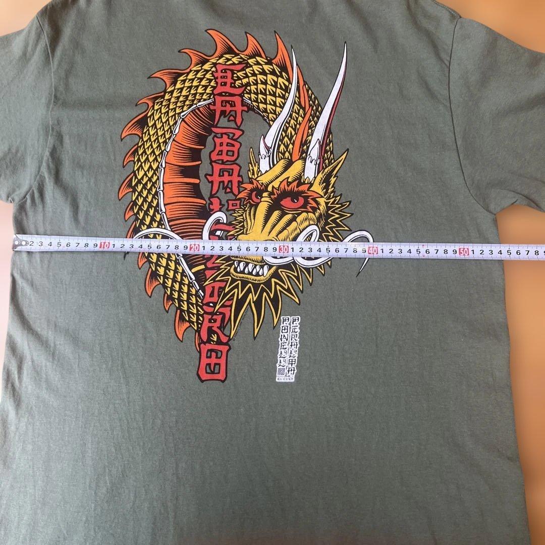 パウエル　　キャバレロ　ドラゴンTシャツ　POWELL オールドスケート