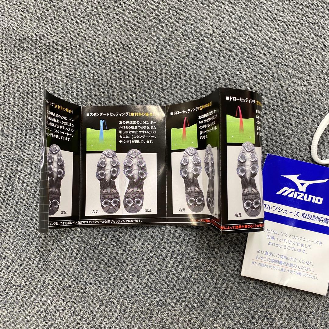 i28◯ 新品 MIZUNO GOLF ゴルフ シューズ 24.5 スパイク