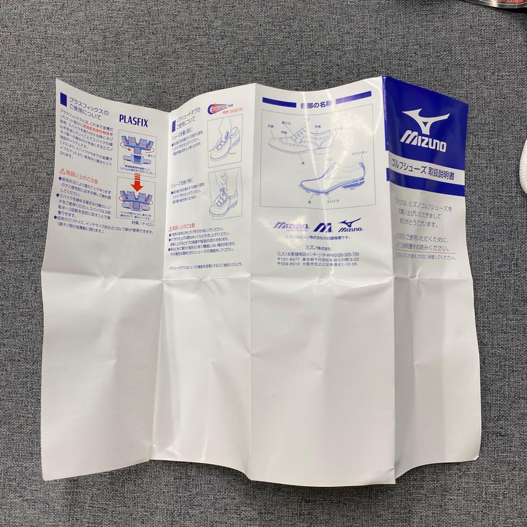i28◯ 新品 MIZUNO GOLF ゴルフ シューズ 24.5 スパイク