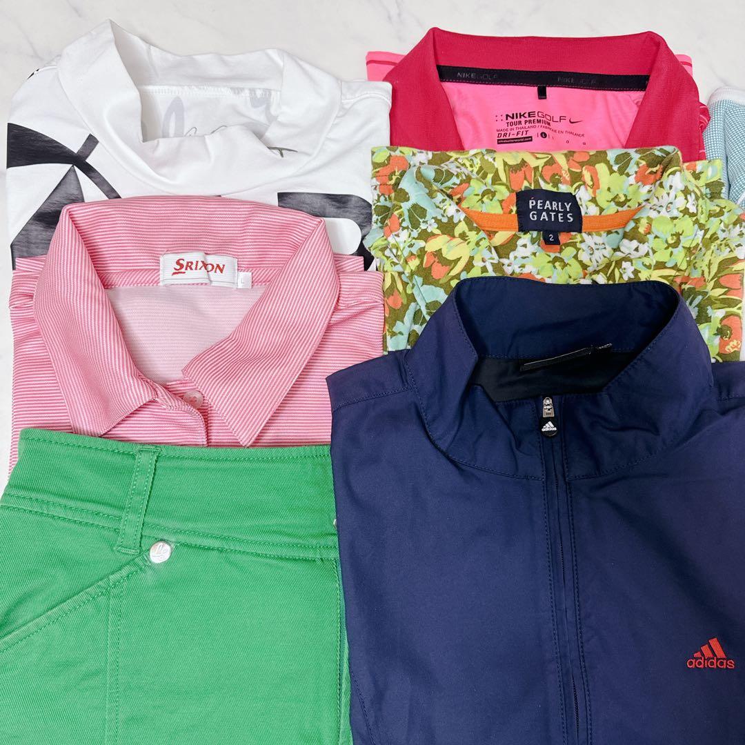 レディース ゴルフウェア まとめ売り 9点セット パーリーゲイツ ナイキ 他