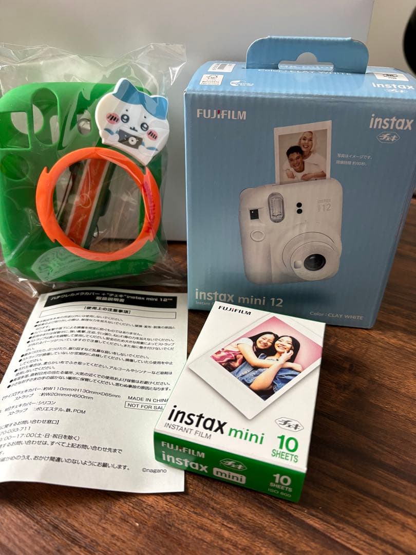 ちいかわ ハチワレ カメラカバー＋instax mini12 チェキ A賞