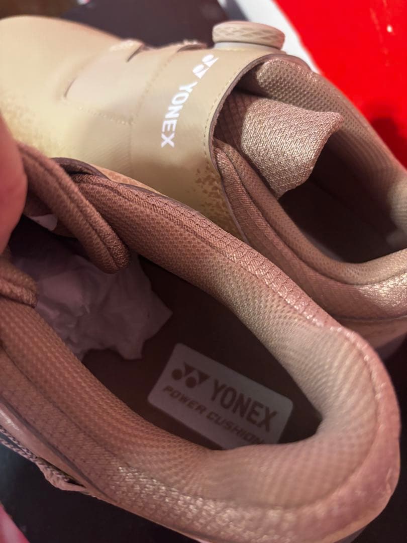YONEX ゴルフシューズ ベージュ BOAシステム