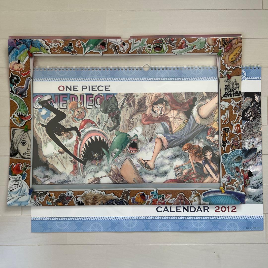 中古美品ONE PIECE大判コミックカレンダー7点