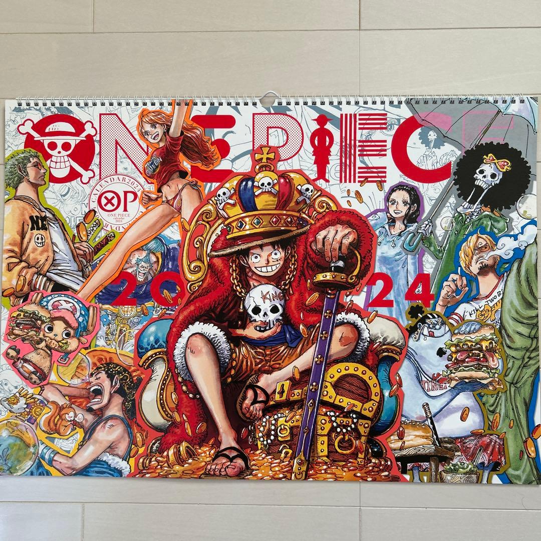 中古美品ONE PIECE大判コミックカレンダー7点