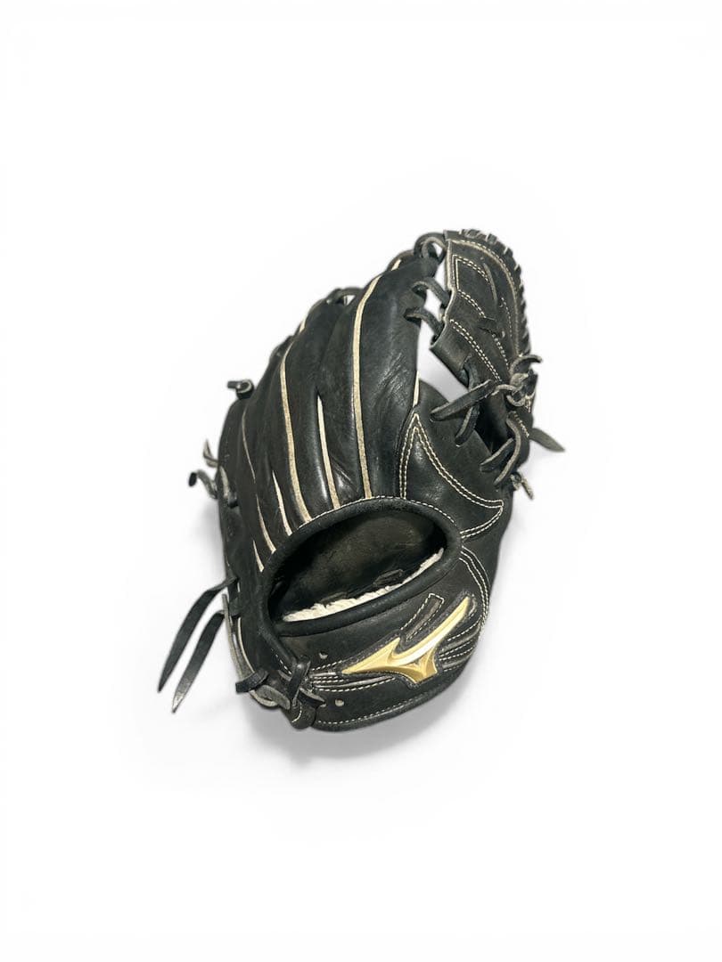 Mizuno Global EliteRG 軟式グローブ 黒 ゴールドロゴ
