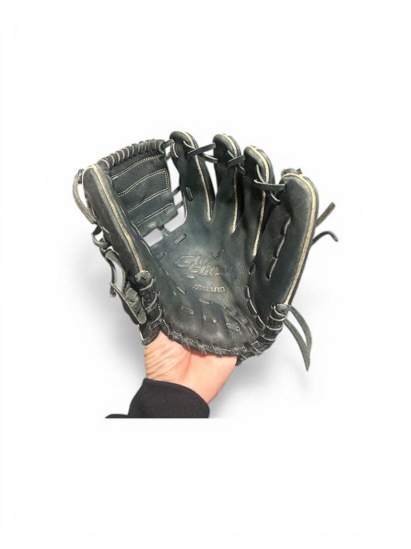 Mizuno Global EliteRG 軟式グローブ 黒 ゴールドロゴ