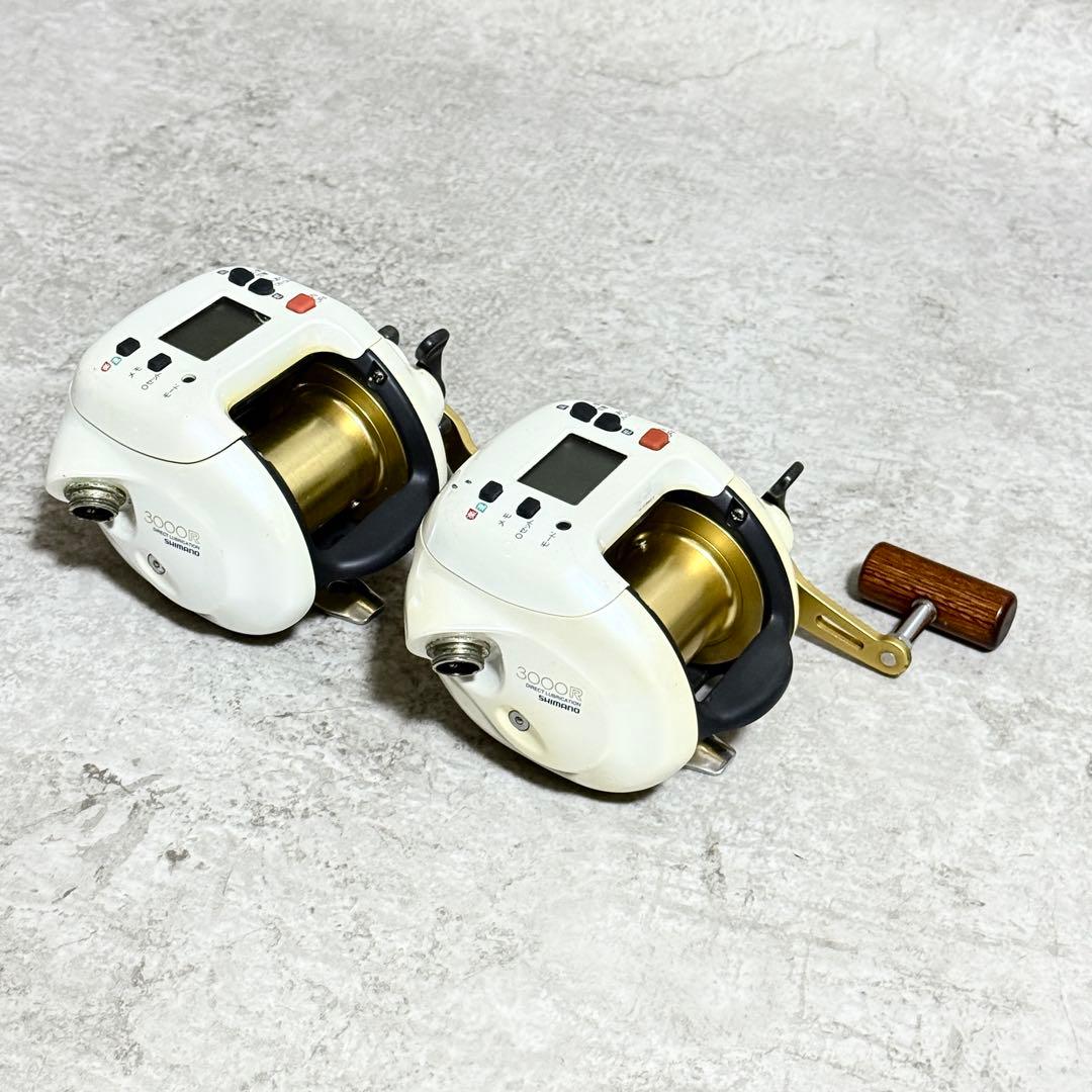 ☆2台セットジャンク扱い☆シマノ 電動リール 電動丸3000R