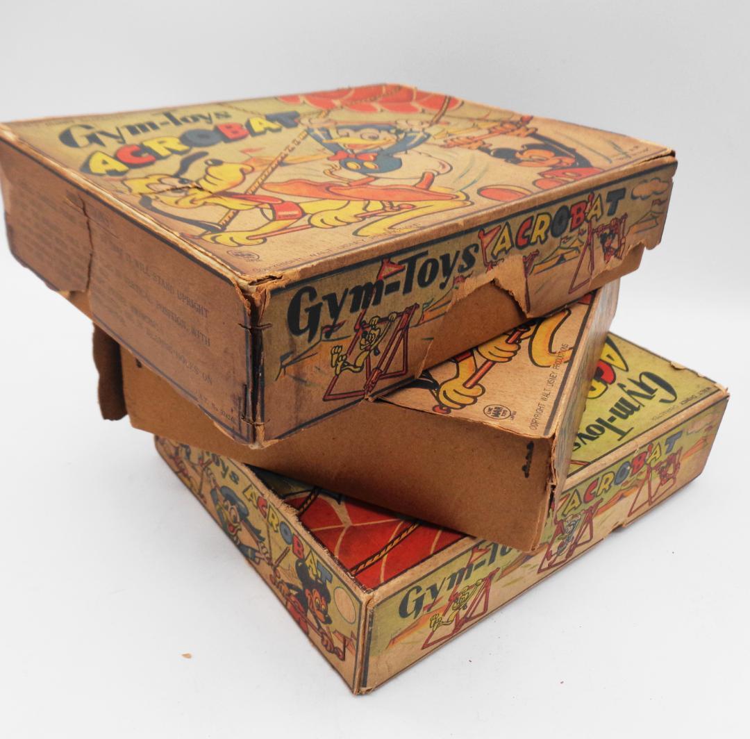 〖1950年代ディズニーTOY〗ミッキーマウス、ドナルドダック、プルート鉄棒