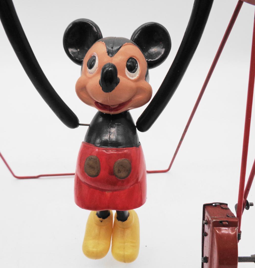 〖1950年代ディズニーTOY〗ミッキーマウス、ドナルドダック、プルート鉄棒