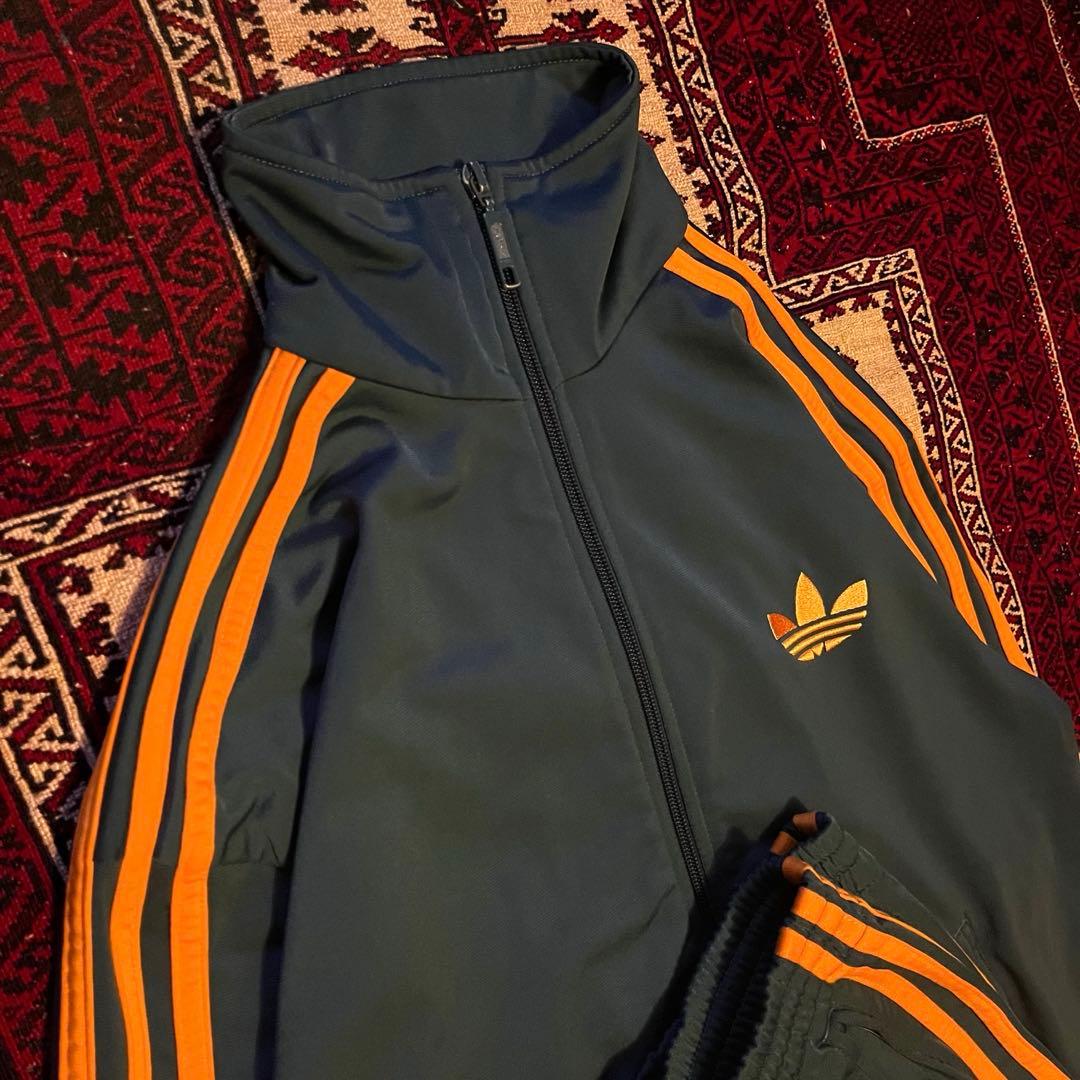 【レアカラー】adidas/セットアップ/ファイヤーバード/紺