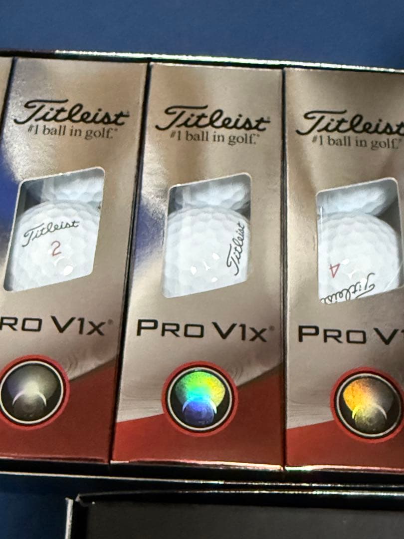 Titleist Pro V1x ゴルフボール 12個入り3ダース　未使用新品