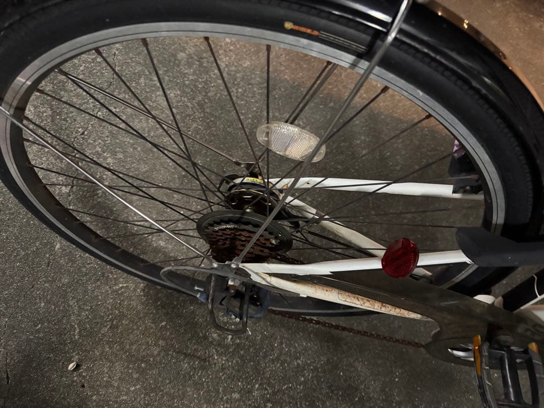 OFFICE PRESS TR オフィスプレスTR ホワイト 自転車 7速 中古