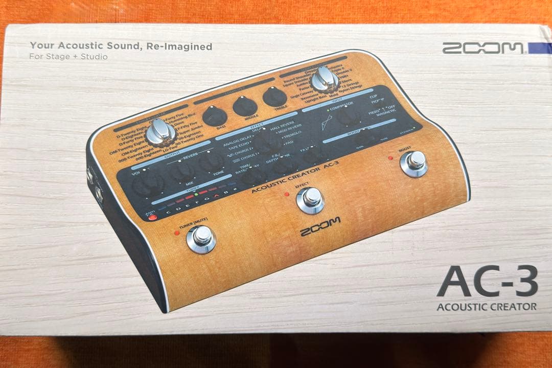 zoom AC-3 アコースティック用プリアンプ