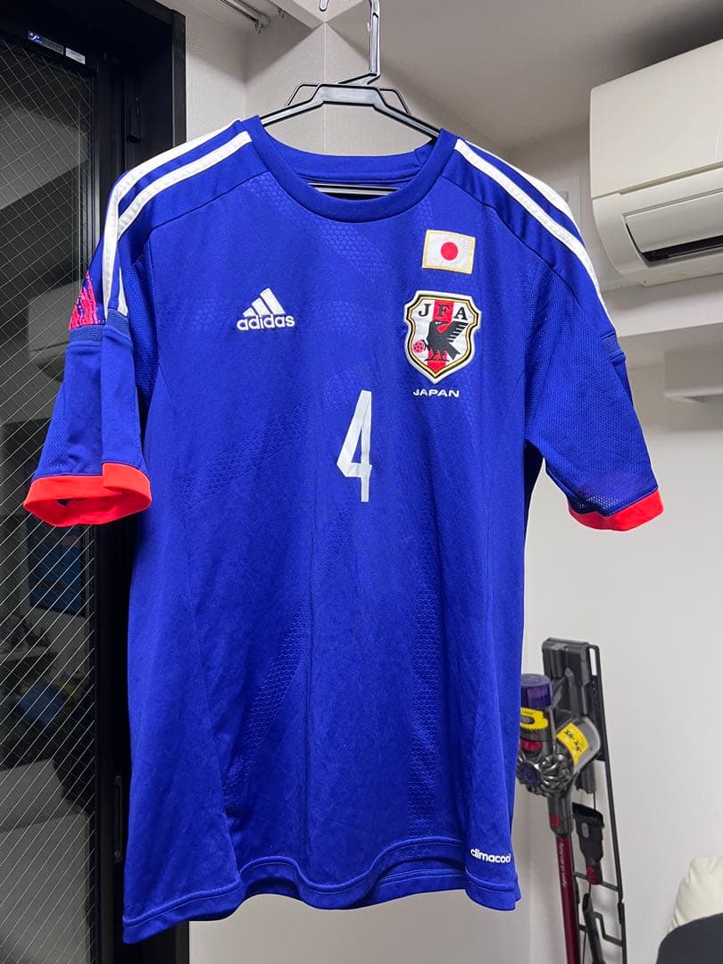 adidas サッカー日本代表ユニフォーム 2014W杯 本田圭佑選手 4番 L