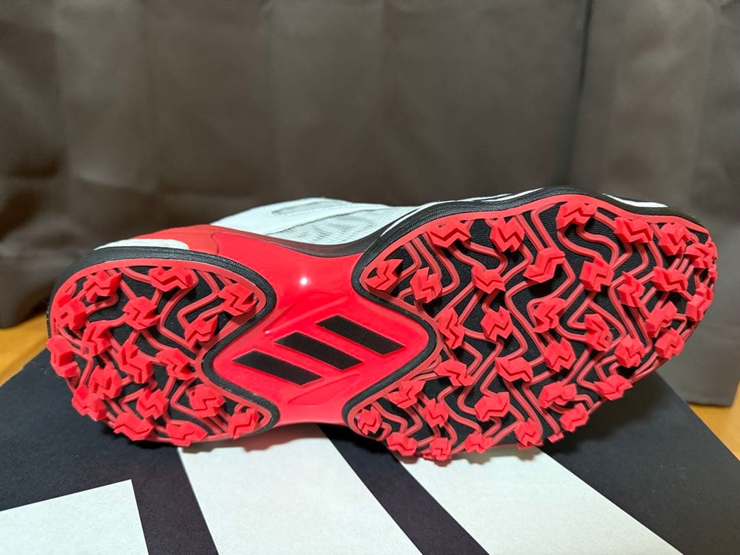 adidas コードカオス 25 ボア26.0cm ホワイト/レッド