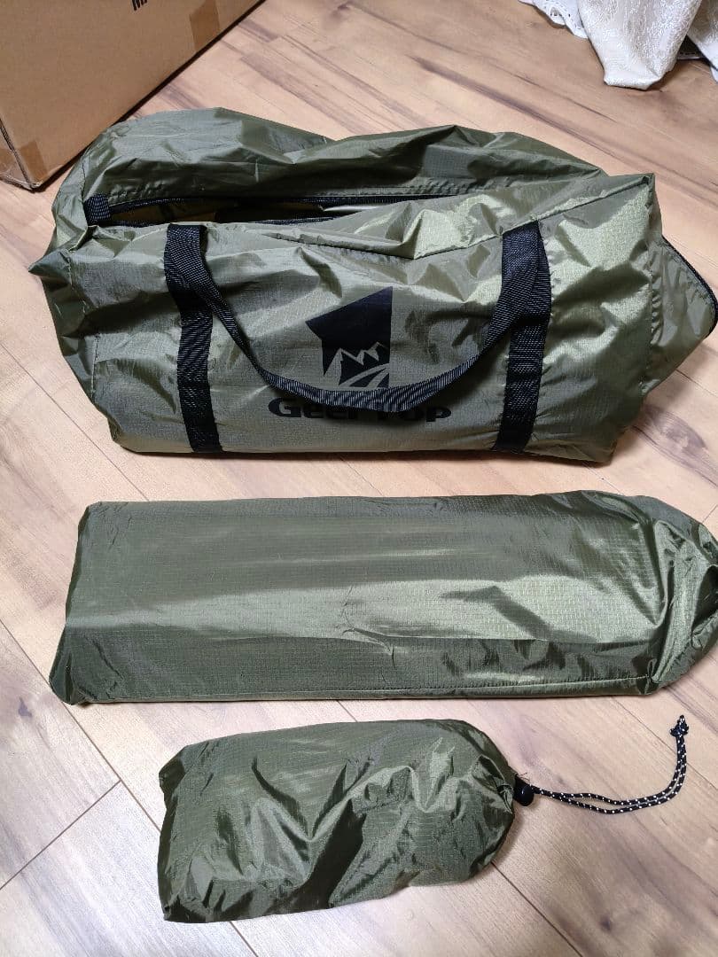 Geer Top アーミーグリーン タープ　メッシュスクリーン