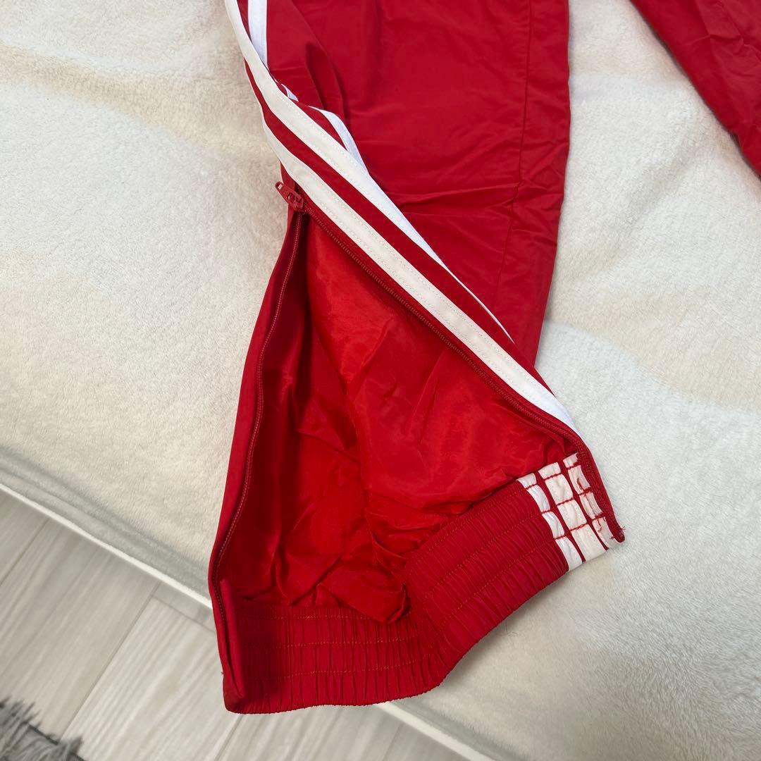 adidas originals 赤 ジャージ トラックパンツ
