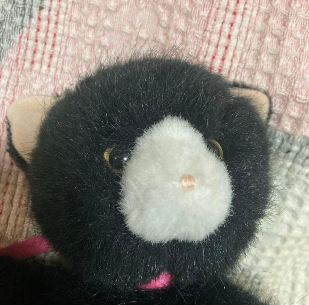 モンスイユ　 MAY BLUE シャム猫シリーズ　ルイ　黒猫 ぬいぐるみ