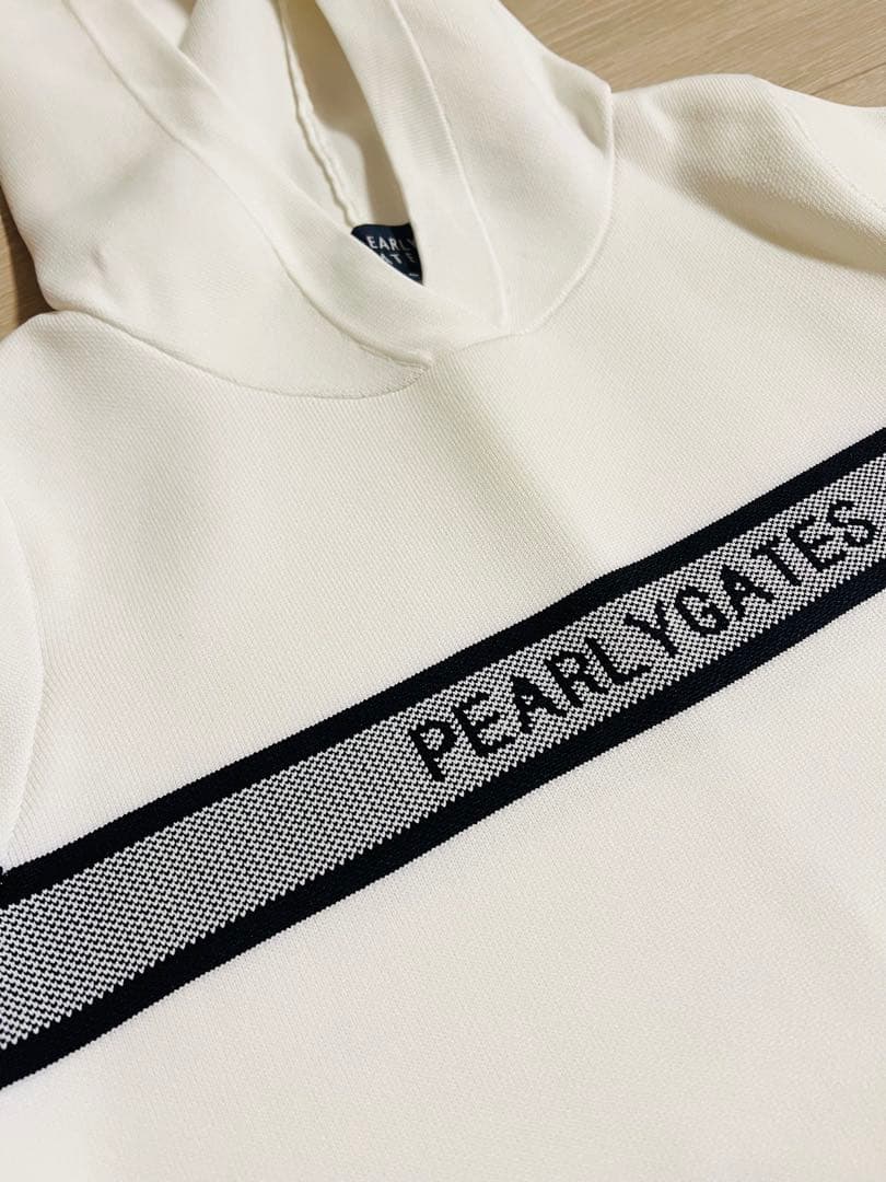 PEARLY GATES フード付き薄手ニット