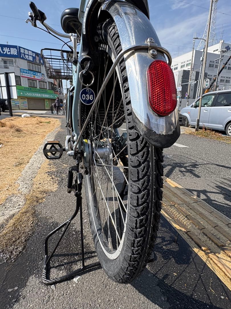 中古ブリヂストン電動アシスト自転車　8.7Ah 大阪　036