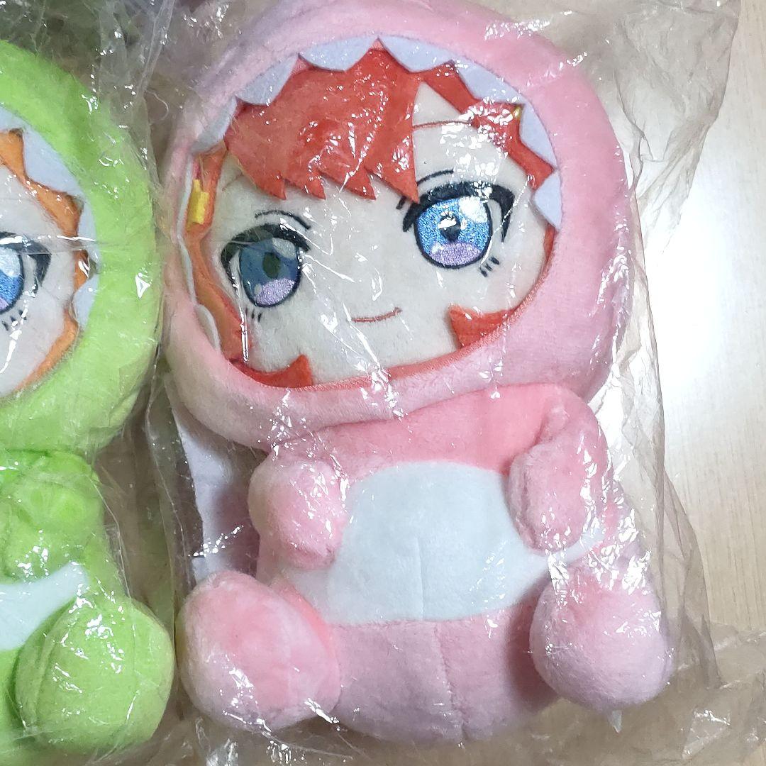 ５種 五等分の花嫁 恐竜デフォルメ ぬいぐるみ ５人全員 コンプリート