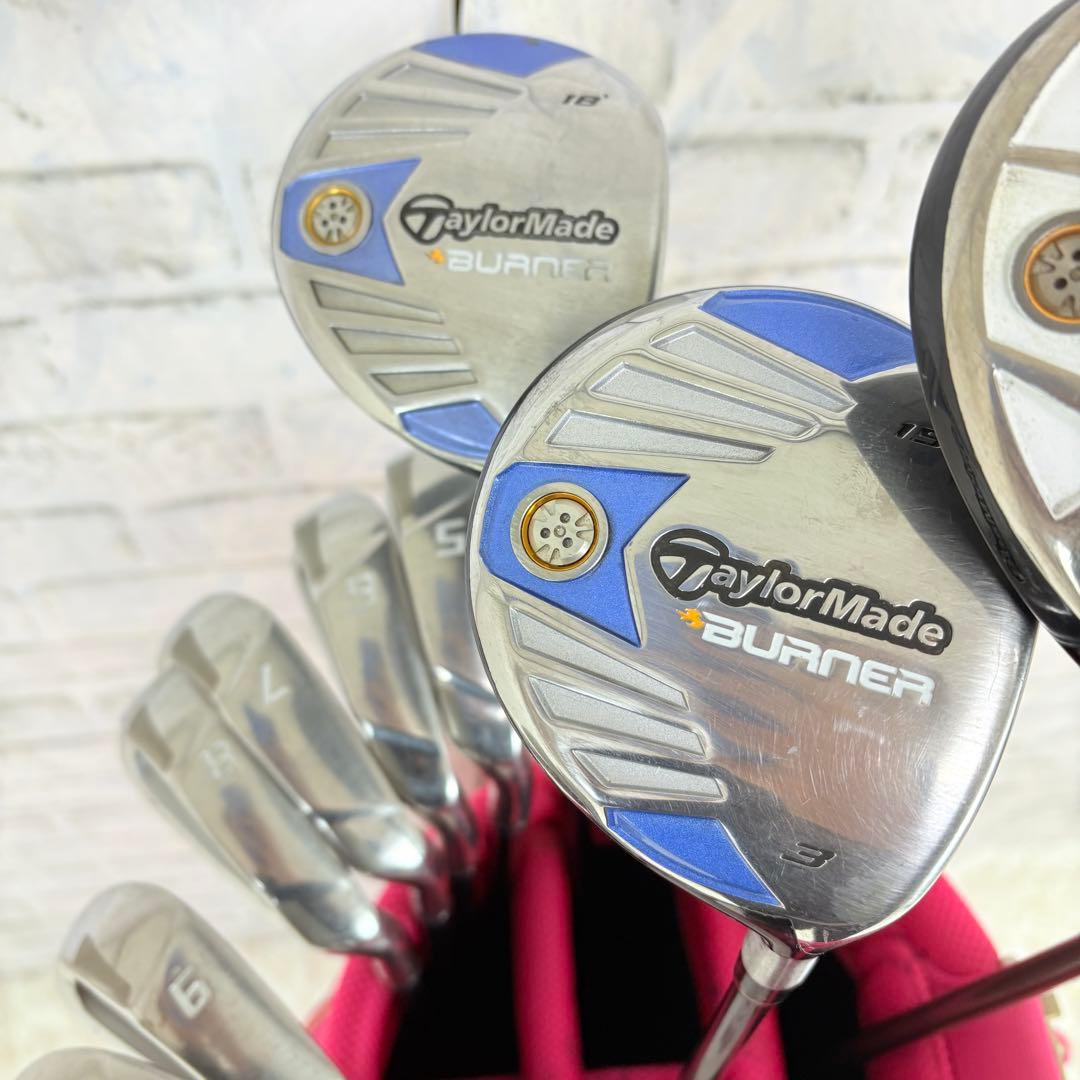 TaylorMade レディースクラブセット 11本 豪華 ゴルフ BURNER