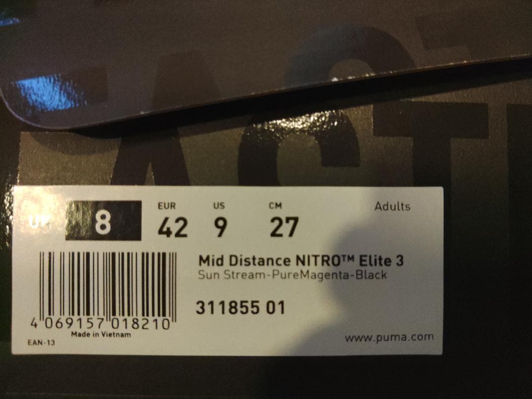 スパイク・シューズ Puma Mid Distance Nitro Elite 3 27cm