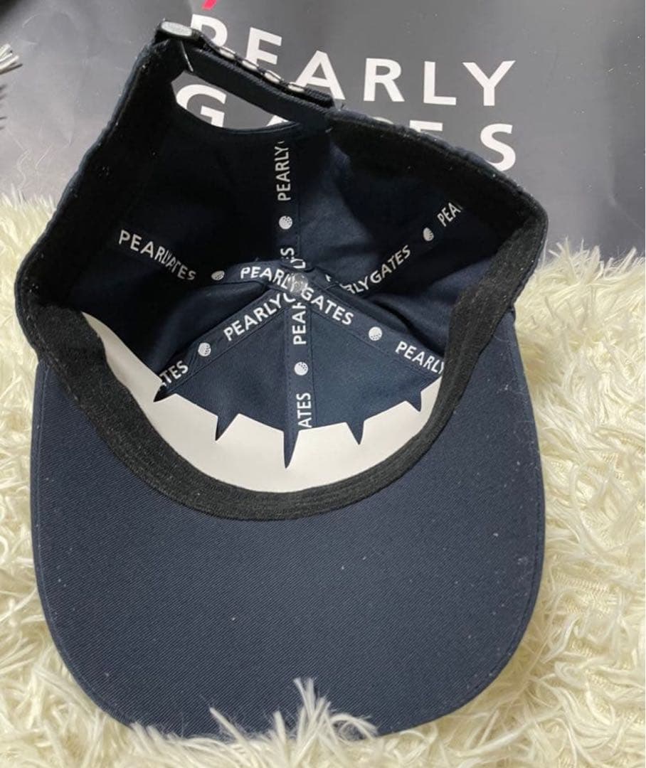 PEARLY GATES ネイビーキャップ F.C.