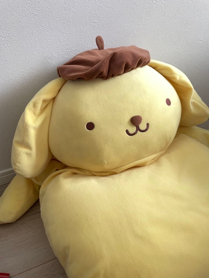 レア商品　サンリオ　ポムポムプリン　座椅子　ビーズクッション