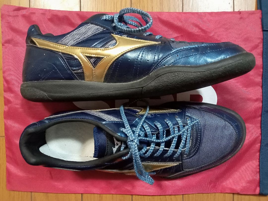 《26.5cm》【MIZUNO】フィールドジオRD ネイビー×ゴールド