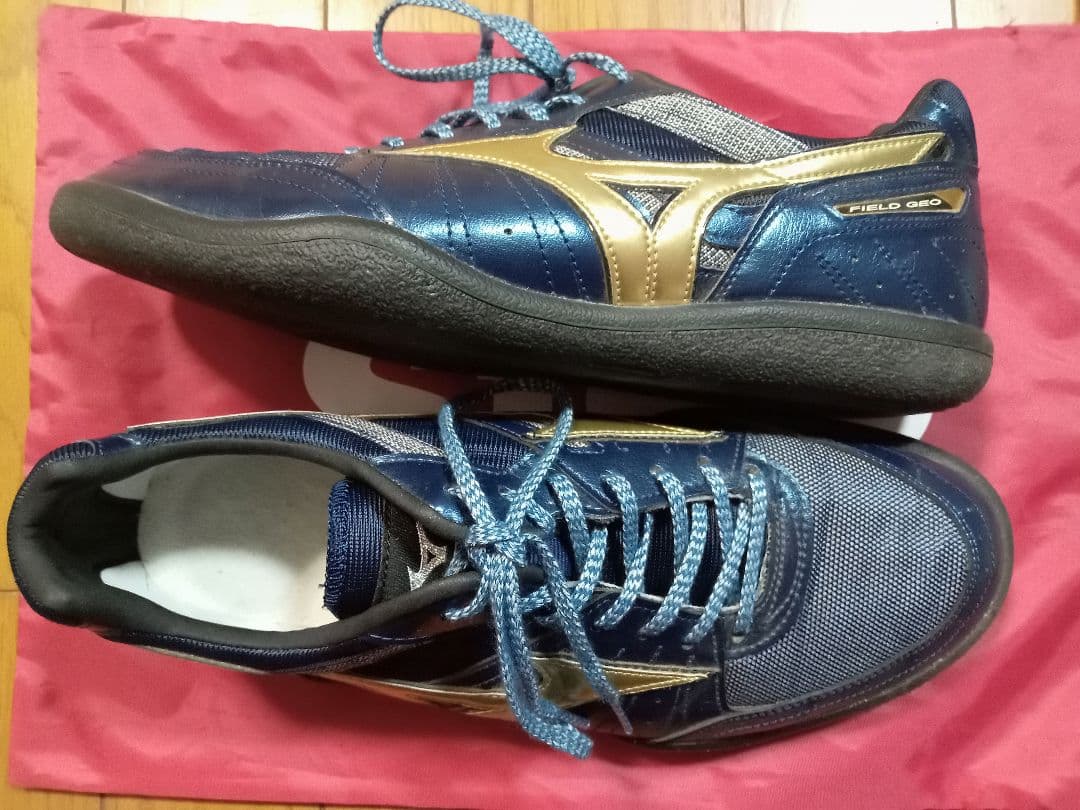 《26.5cm》【MIZUNO】フィールドジオRD ネイビー×ゴールド