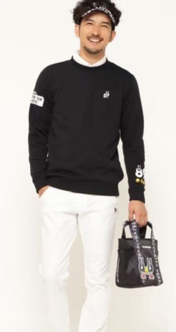 新品 正規品 パーリーゲイツ どうしちゃったPG XXL 紺 サイズ7