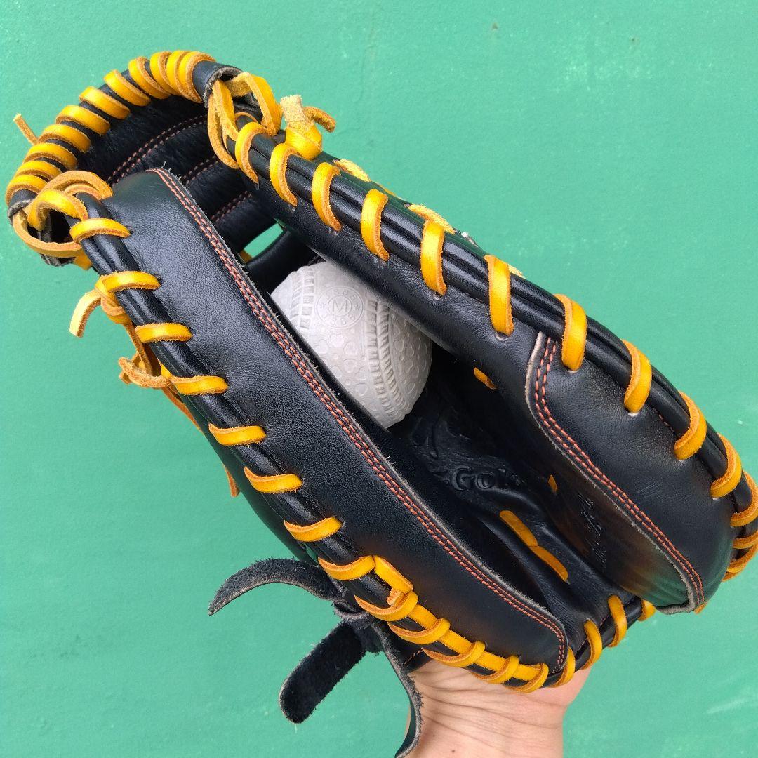野球 グローブ 軟式用キャッチャーミット 己極 軟式シリーズ ハイゴールド