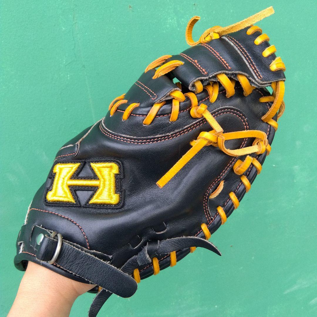 野球 グローブ 軟式用キャッチャーミット 己極 軟式シリーズ ハイゴールド