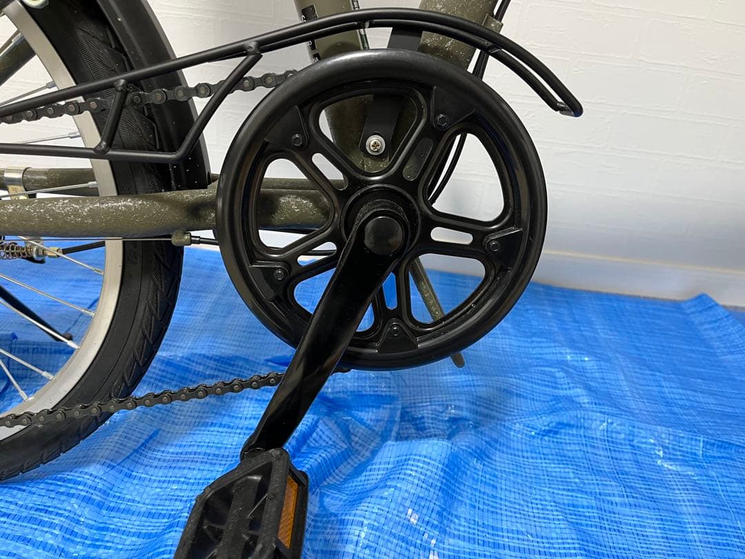Jeep 折りたたみ自転車 JE-206G オリーブ