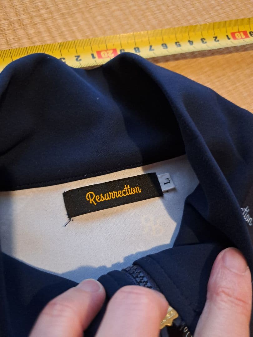 Resurrection ネイビー 長袖シャツ L　レザレクション