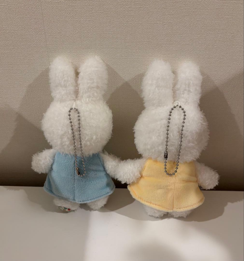 Flower Miffy ほわほわマスコット ネモフィラブルー ミモザイエロー
