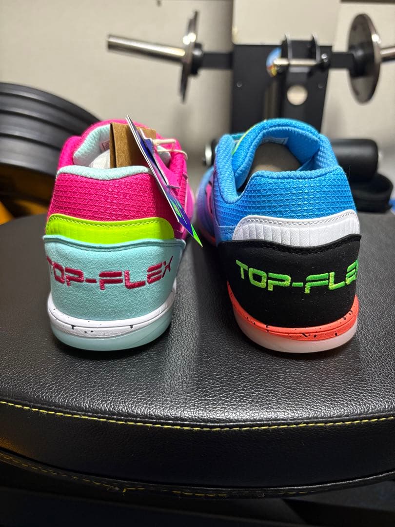 TOP-FLEX フットサルシューズ 青・ピンク