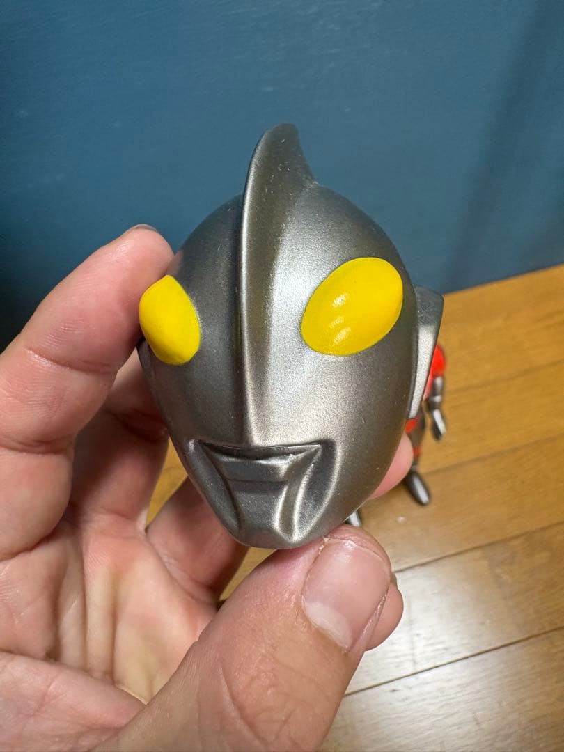 帰って来たウルトラマン面取れソフビ　ガンメタバージョンブルマァク復刻版