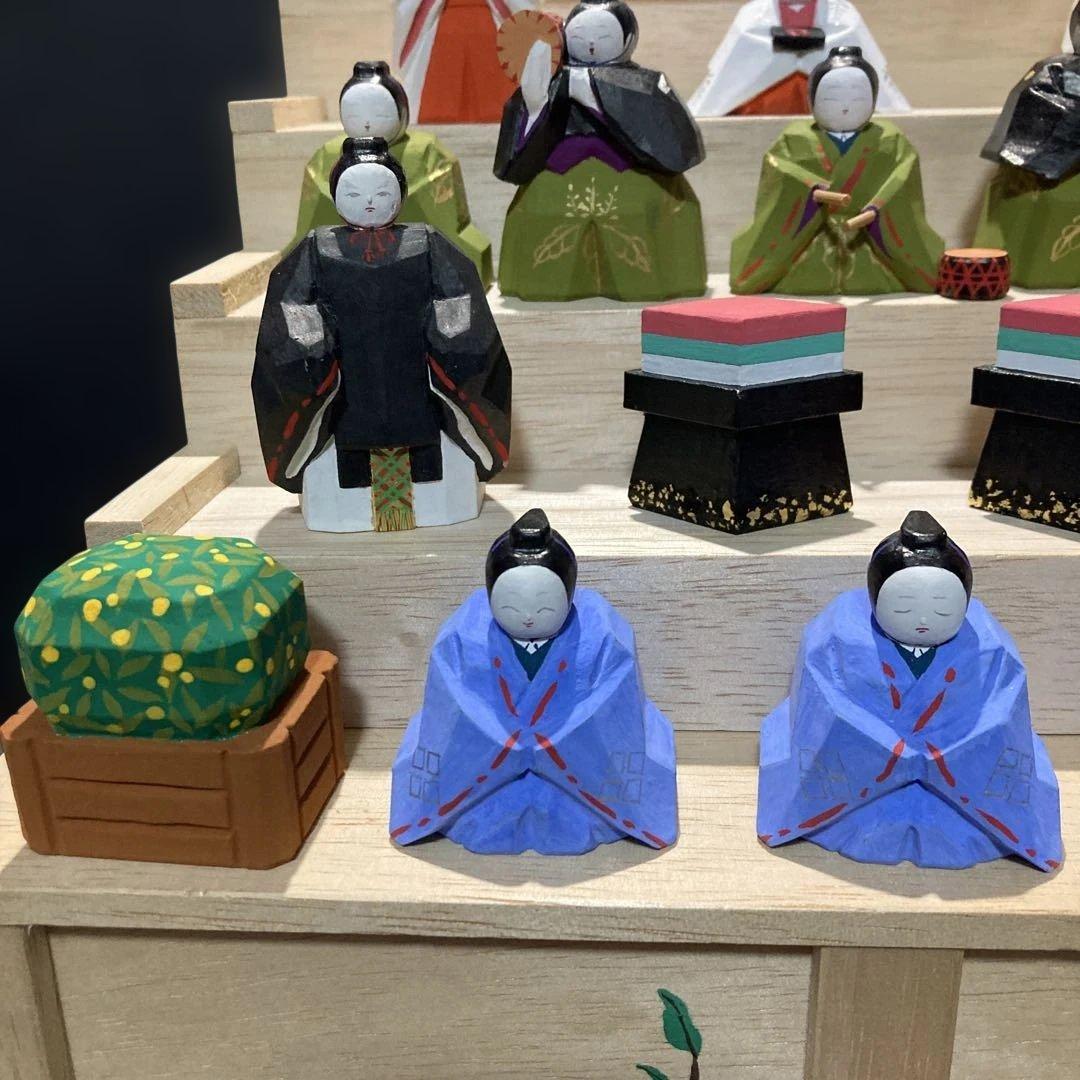 雛人形　奈良一刀彫り