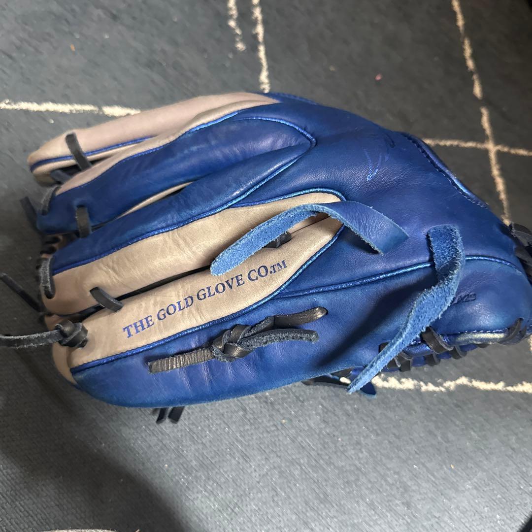 Rawlings Hyper 軟式グローブ 青/グレー