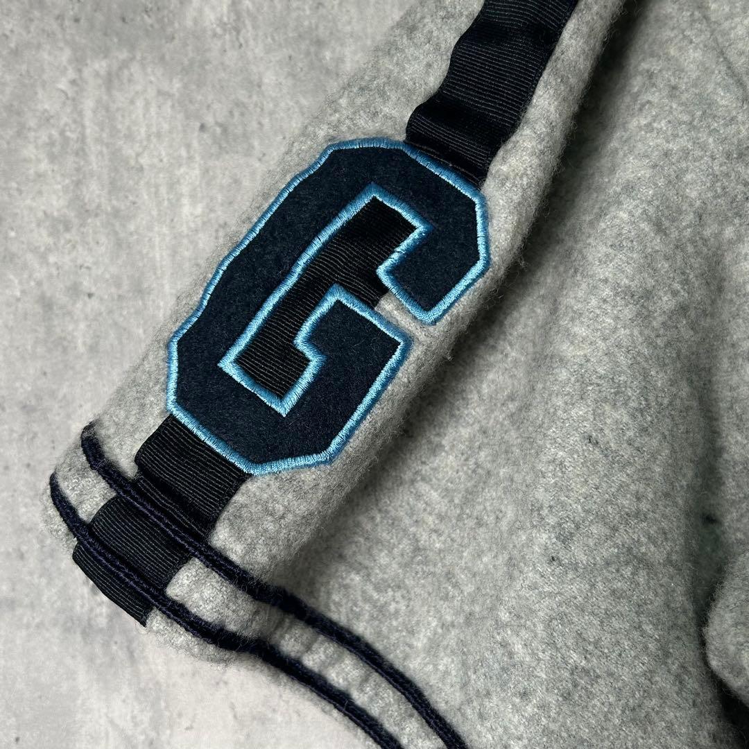 入手困難 90s ニグロリーグ GRAYS ベースボールシャツ ウール地 グレー