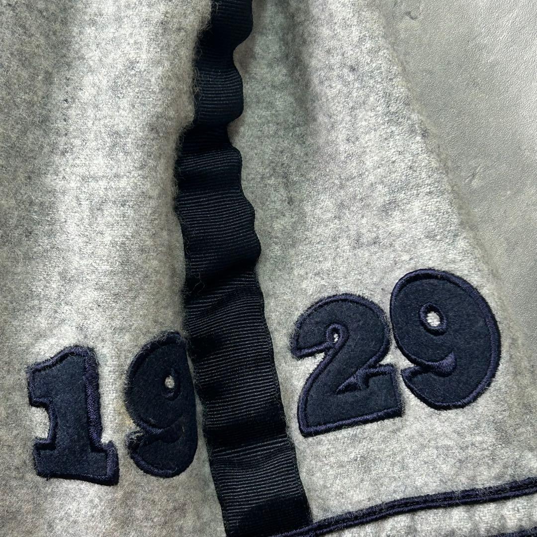 入手困難 90s ニグロリーグ GRAYS ベースボールシャツ ウール地 グレー