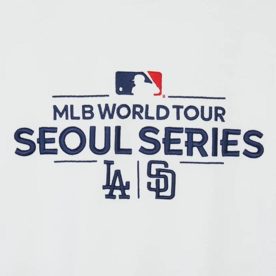 Lサイズ MLB ソウルシリーズ ドジャース パドレス パーカー 白 大谷翔平