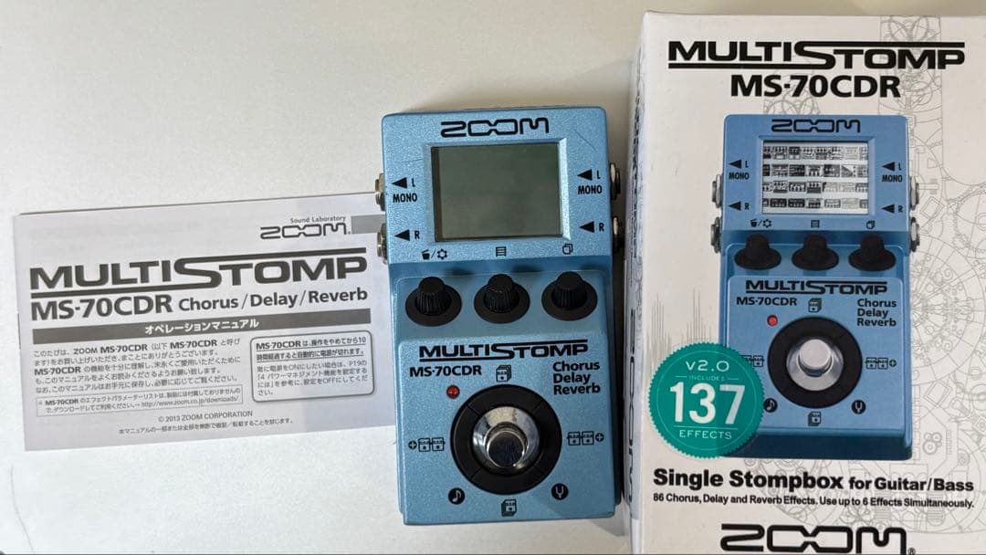 ZOOM MULTISTOMP MS-70CDR ギターエフェクター