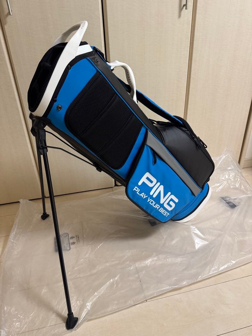 PING ピン キャディバッグ スタンド 9.5インチ ブルー ゴルフバッグ