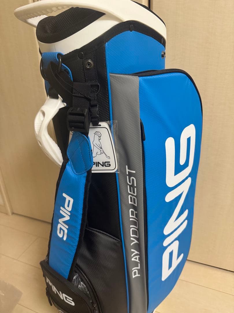 PING ピン キャディバッグ スタンド 9.5インチ ブルー ゴルフバッグ