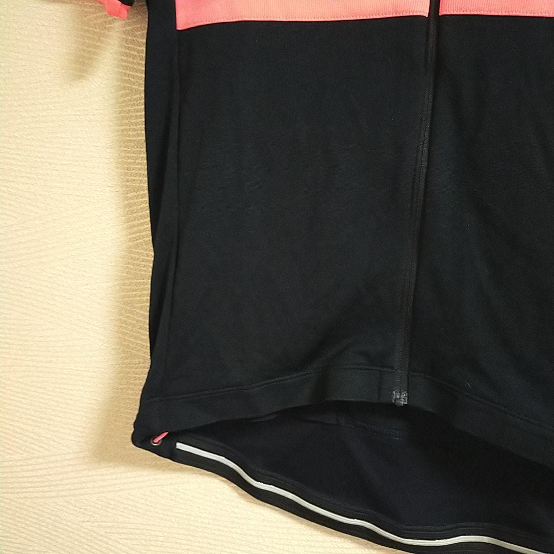 sabutin様限定 ラファ　半袖　サイクルジャージ　黒　白　ピンク　ライン　M