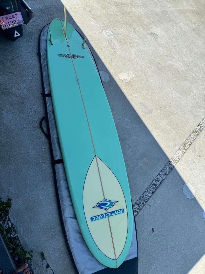 【引き取り限定】Rip Curl サーフボード ミントグリーン 9フィート